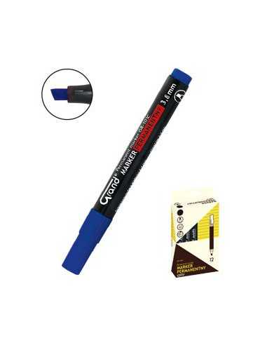 Permanentmarker Blau Strichbreite 3,8 mm Keilspitze GRAND GR-103C