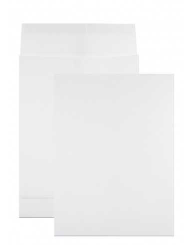 Faltentaschen Weiß DIN B4 (250 x 353 mm) haftklebend - 50 Stück