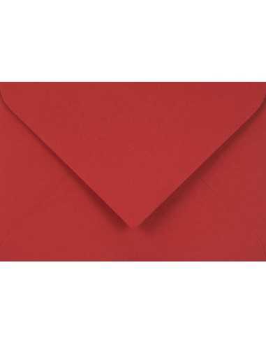 Farbige Briefumschläge Rot DIN C7 (80 x 120 mm) 115 g/m² Sirio Color Lampone nassklebend