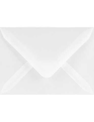 Transparente Briefumschläge Weiß DIN B6 (125 x 175 mm) 110 g/m² Golden Star nicht gummiert