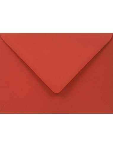 Ökologische Briefumschläge Rot DIN B6 (125 x 175 mm) 110 g/m² Woodstock Rosso nassklebend