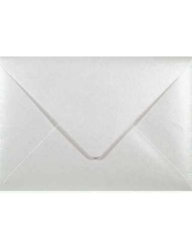 Briefumschläge Perlmutt-Weiß DIN B6 (125 x 175 mm) 120 g/m² Majestic Marble White nassklebend