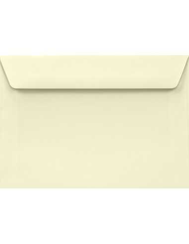 Farbige Briefumschläge Ecru DIN C6 (114 x 162 mm) 100 g/m² Lessebo Ivory nassklebend