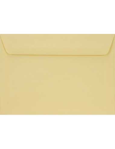Farbige Briefumschläge Creme DIN C6 (114 x 162 mm) 90 g/m² Burano Camoscio haftklebend