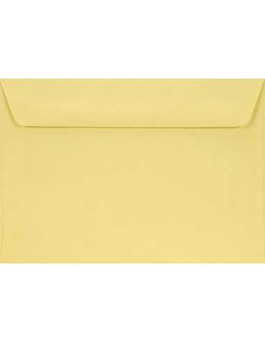 Farbige Briefumschläge Hellgelb DIN C6 (114 x 162 mm) 90 g/m² Burano Giallo haftklebend