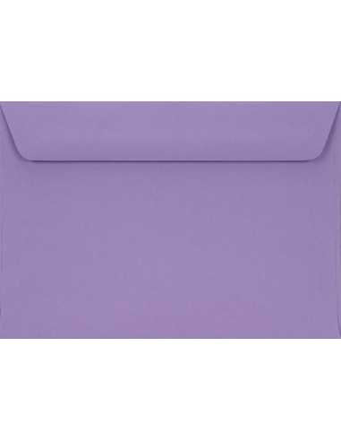 Farbige Briefumschläge Violette DIN C6 (114 x 162 mm) 90 g/m² Burano Violet haftklebend