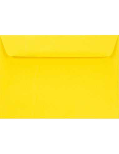 Farbige Briefumschläge Gelb DIN C6 (114 x 162 mm) 90 g/m² Burano Giallo Zolfo haftklebend