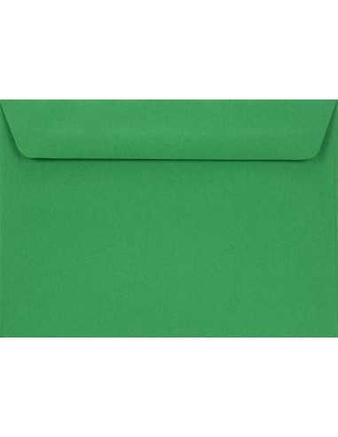 Farbige Briefumschläge Grün DIN C6 (114 x 162 mm) 90 g/m² Burano Verde Bandiera haftklebend