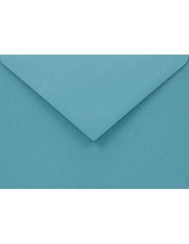 Ökologische Briefumschläge Blau DIN C6 (114 x 162 mm) 110 g/m² Woodstock Azzurro nassklebend