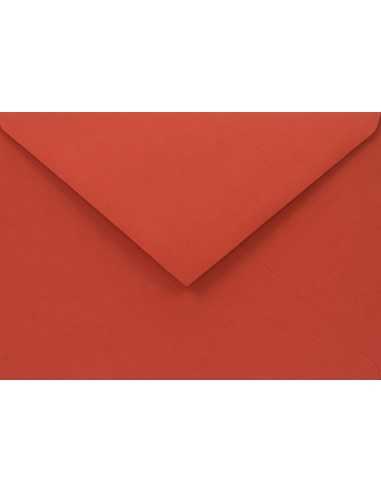 Ökologische Briefumschläge Rot DIN C6 (114 x 162 mm) 140 g/m2 Woodstock Rosso nassklebend