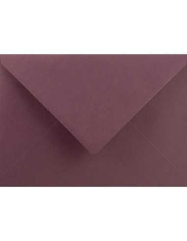 Farbige Briefumschläge Dunkelviolette DIN C6 (114 x 162 mm) 115 g/m² Sirio Color Vino nassklebend