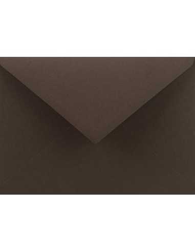 Farbige Briefumschläge Braun DIN C6 (114 x 162 mm) 115 g/m² Sirio Color Cacao nassklebend