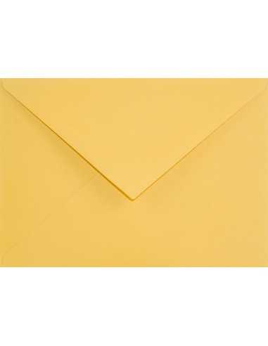 Ökologische Briefumschläge Dunkelgelb DIN C6 (114 x 162 mm) 120 g/m² Keaykolour Yellow nassklebend Indian