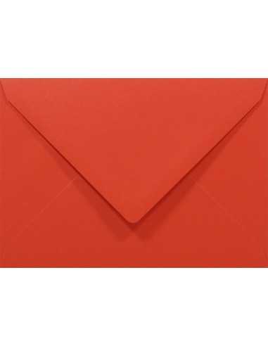 Farbige Briefumschläge Rot DIN C6 (114 x 162 mm) 80 g/m² Rainbow Farbe R28 nassklebend
