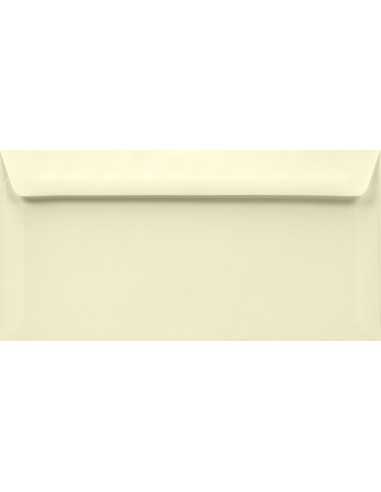 Farbige Briefumschläge Ecru DIN lang (110 x 220 mm) 100 g/m² Lessebo Ivory nassklebend