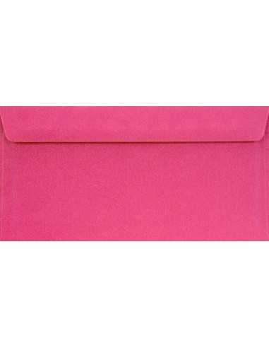 Farbige Briefumschläge Dunkelrosa DIN lang (110 x 220 mm) 90 g/m² Burano Rosa Shocking haftklebend