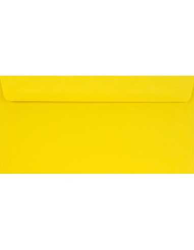 Farbige Briefumschläge Gelb DIN lang (110 x 220 mm) 90 g/m² Burano Giallo Zolfo haftklebend