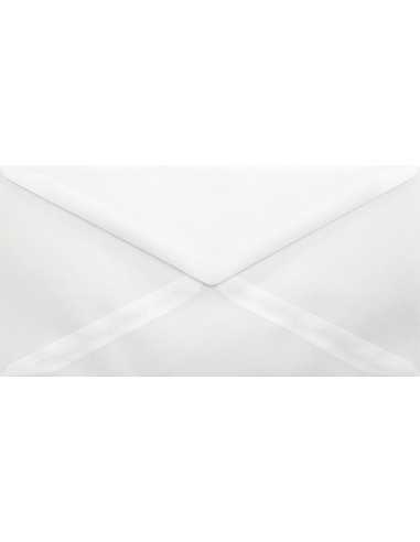 Transparente Briefumschläge Weiß DIN lang (110 x 220 mm) 110 g/m² Golden Star nicht gummiert
