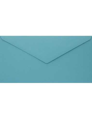 Ökologische Briefumschläge Blau DIN lang (110 x 220 mm) 110 g/m² Woodstock Azzurro nassklebend