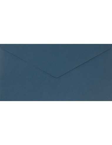 Farbige Briefumschläge Dunkelblau DIN lang (110 x 220 mm) 115 g/m² Sirio Color Blu nassklebend