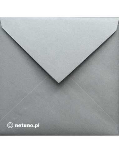 Briefumschläge Perlmutt-Silber quadratisch (170 x 170 mm) 120 g/m² Stardream Silver nassklebend