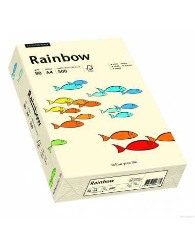 Bastelpapier Creme DIN A4 (210 x 297 mm) 160 g/m² Rainbow Farbe R03 - 250 Stück