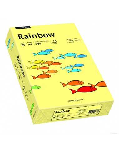 Bastelpapier Hellgelb DIN A4 (210 x 297 mm) 160 g/m² Rainbow Farbe R12 - 250 Stück