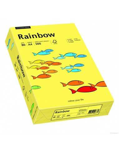 Bastelpapier Gelb DIN A4 (210 x 297 mm) 160 g/m² Rainbow Farbe R16 - 250 Stück