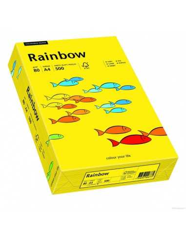Bastelpapier Dunkelgelb DIN A4 (210 x 297 mm) 160 g/m² Rainbow Farbe R18 - 250 Stück
