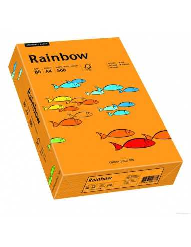 Bastelpapier Orange DIN A4 (210 x 297 mm) 160 g/m² Rainbow Farbe R24 - 250 Stück