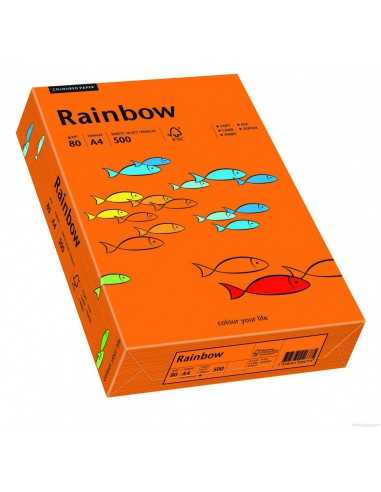 Bastelpapier Rot DIN A4 (210 x 297 mm) 80 g/m² Rainbow Farbe R28 - 500 Stück