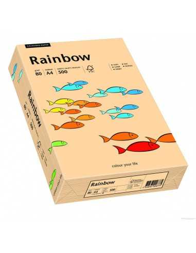 Bastelpapier Lachs DIN A4 (210 x 297 mm) 80 g/m² Rainbow Farbe R40 - 500 Stück