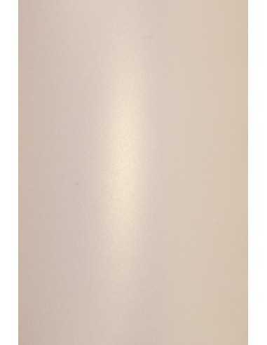 Bastelkarton Perlmutt-Roségold DIN A4 (210 x 297 mm) 250 g/m² Aster Metallic Candy Pink Gold - 10 Stück