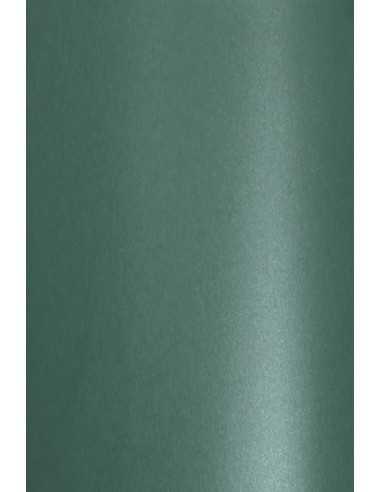 Bastelkarton Perlmutt-Dunkelgrau mit Gold DIN A4 (210 x 297 mm) 280 g/m² Aster Metallic Green - 10 Stück