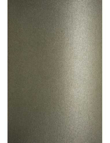 Bastelpapier Perlmutt-Hellgrau DIN A4 (210 x 297 mm) 120 g/m² Curious Metallics Ionised - 10 Stück