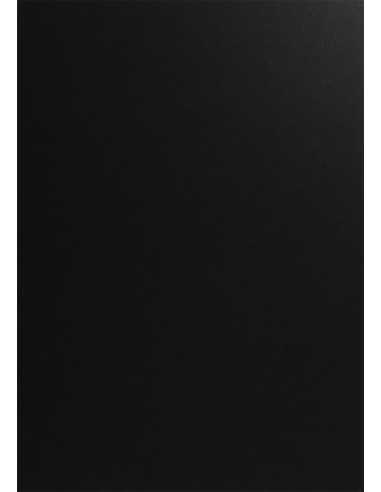 Bastelkarton Schwarz DIN A4 (210 x 297 mm) 270 g/m² Curious Skin Black - 10 Stück