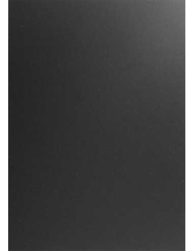 Bastelkarton Schwarz DIN A4 (210 x 297 mm) 330 g/m² Plike Black - 10 Stück