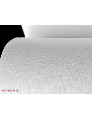 Strukturierter Bastelkarton Weiß (Karo) DIN A4 (210 x 297 mm) 250 g/m² Aster Laid - 100 Stück