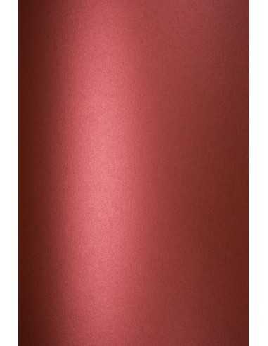 Bastelkarton Perlmutt-Bordeaux DIN A4 (210 x 297 mm) 285 g/m² Stardream Mars - 10 Stück