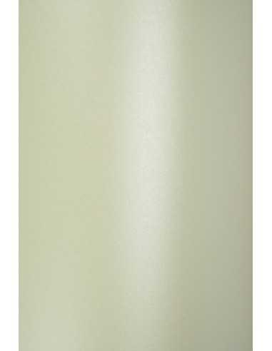 Bastelpapier Perlmutt-Minze DIN A4 (210 x 297 mm) 120 g/m² Majestic Fresh Mint - 10 Stück