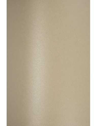 Bastelpapier Perlmutt-Sand DIN A4 (210 x 297 mm) 120 g/m² Majestic Sand - 10 Stück