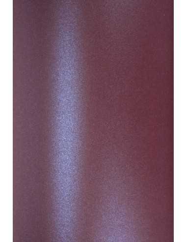 Bastelpapier Perlmutt-Violett DIN A4 (210 x 297 mm) 120 g/m² Majestic Night Club Purple - 10 Stück
