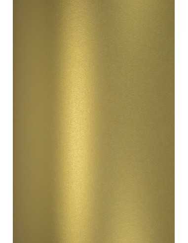 Bastelpapier Perlmutt-Echtgold DIN A4 (210 x 297 mm) 120 g/m² Majestic Real Gold - 10 Stück