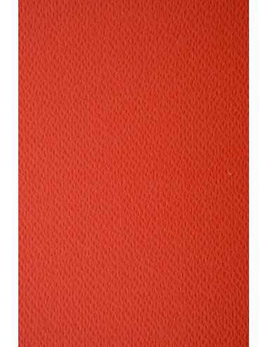 Strukturierter Bastelkarton Rot DIN A4 (210 x 297 mm) 220 g/m² Prisma Scarlatto - 10 Stück