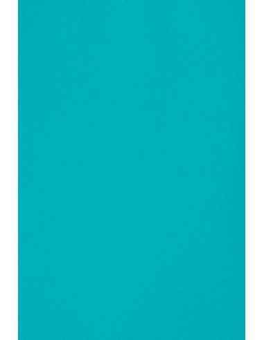Bastelkarton Blau DIN A4 (210 x 297 mm) 250 g/m2 Burano Azzurro Reale - 20 Stück