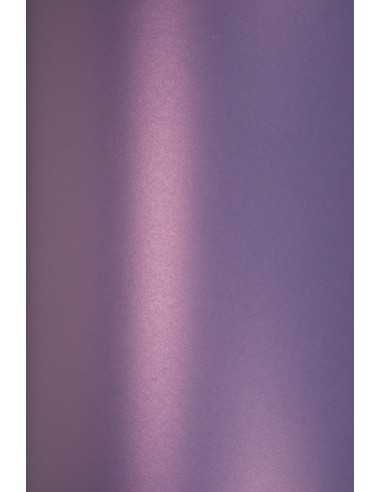 Bastelkarton Perlmutt-Hellviolett DIN A4 (210 x 297 mm) 250 g/m² Majestic Satin Violet - 10 Stück