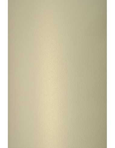 Bastelpapier Perlmutt-Cream DIN A4 (210 x 297 mm) 110 g/m² Sirio Pearl Merida Cream - 10 Stück