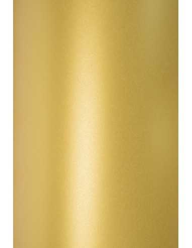 Bastelpapier Perlmutt-Gold DIN A4 (210 x 297 mm) 125 g/m² Sirio Pearl Aurum - 10 Stück