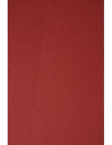 Strukturierter Bastelkarton Rot DIN A4 (210 x 297 mm) 215 g/m² Nettuno Rosso Fuoco - 10 Stück