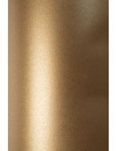 Bastelkarton Perlmutt-Braun DIN A4 (210 x 297 mm) 230 g/m² Sirio Pearl Fusion Bronze - 10 Stück